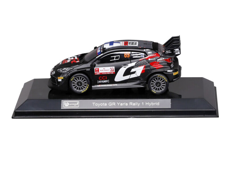 Bburago Toyota GR Yaris Rally1 Hybrid 1:43 #69 Kalle Rovanperä